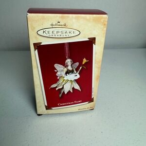 Vintage 2002 Hallmark Keepsake Christmas Fairy Ornament